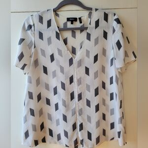 Theory short sleeve blouse